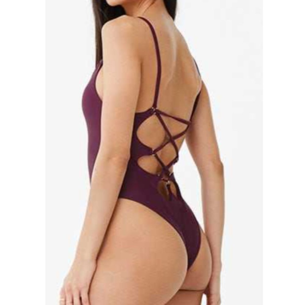 Forever 21 Crisscross One-Piece Swimsuit